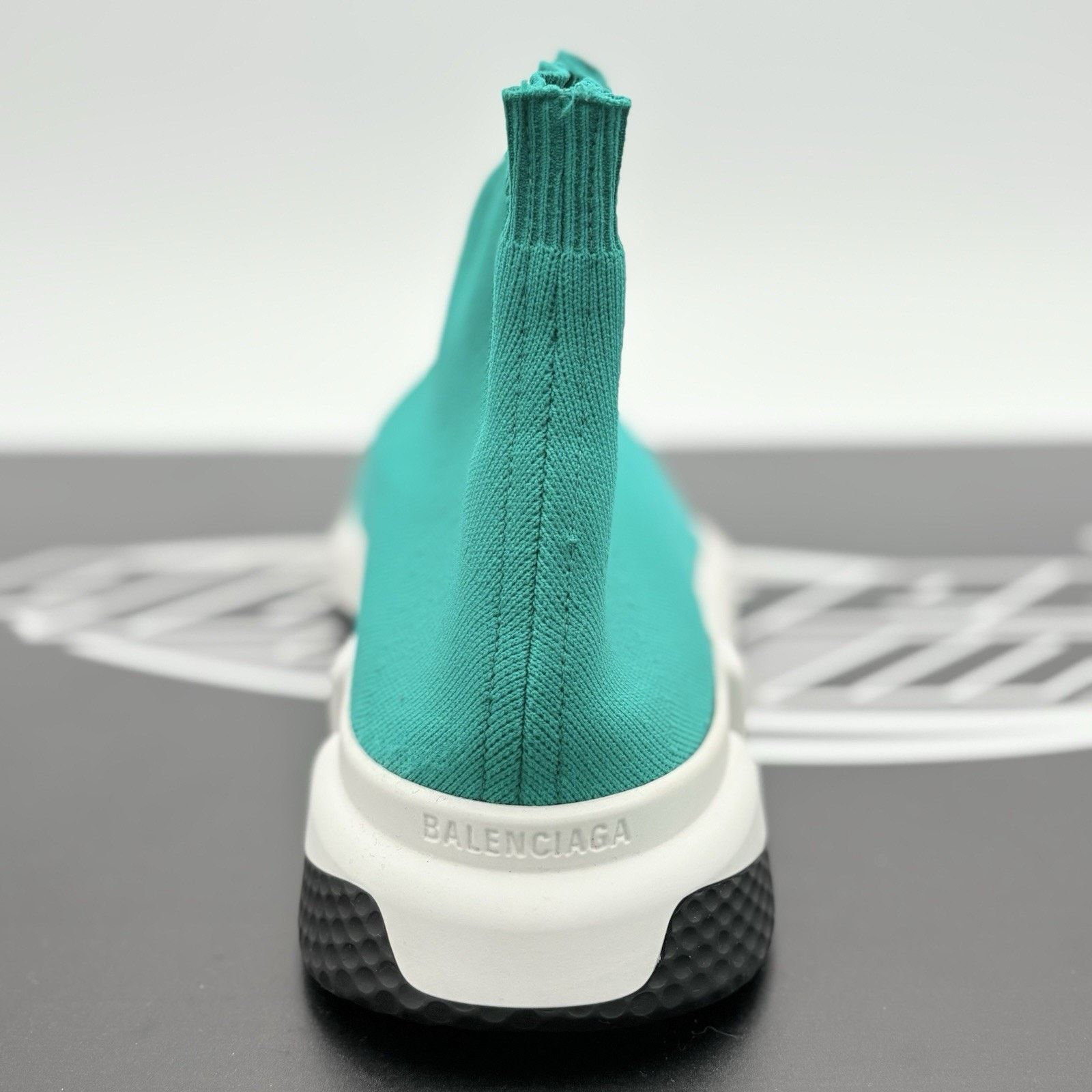 Balenciaga Balenciaga Speed Trainer ' Turquoise ' | GREAT CONDITION! Size US 11 / EU 44 - 3 Thumbnail