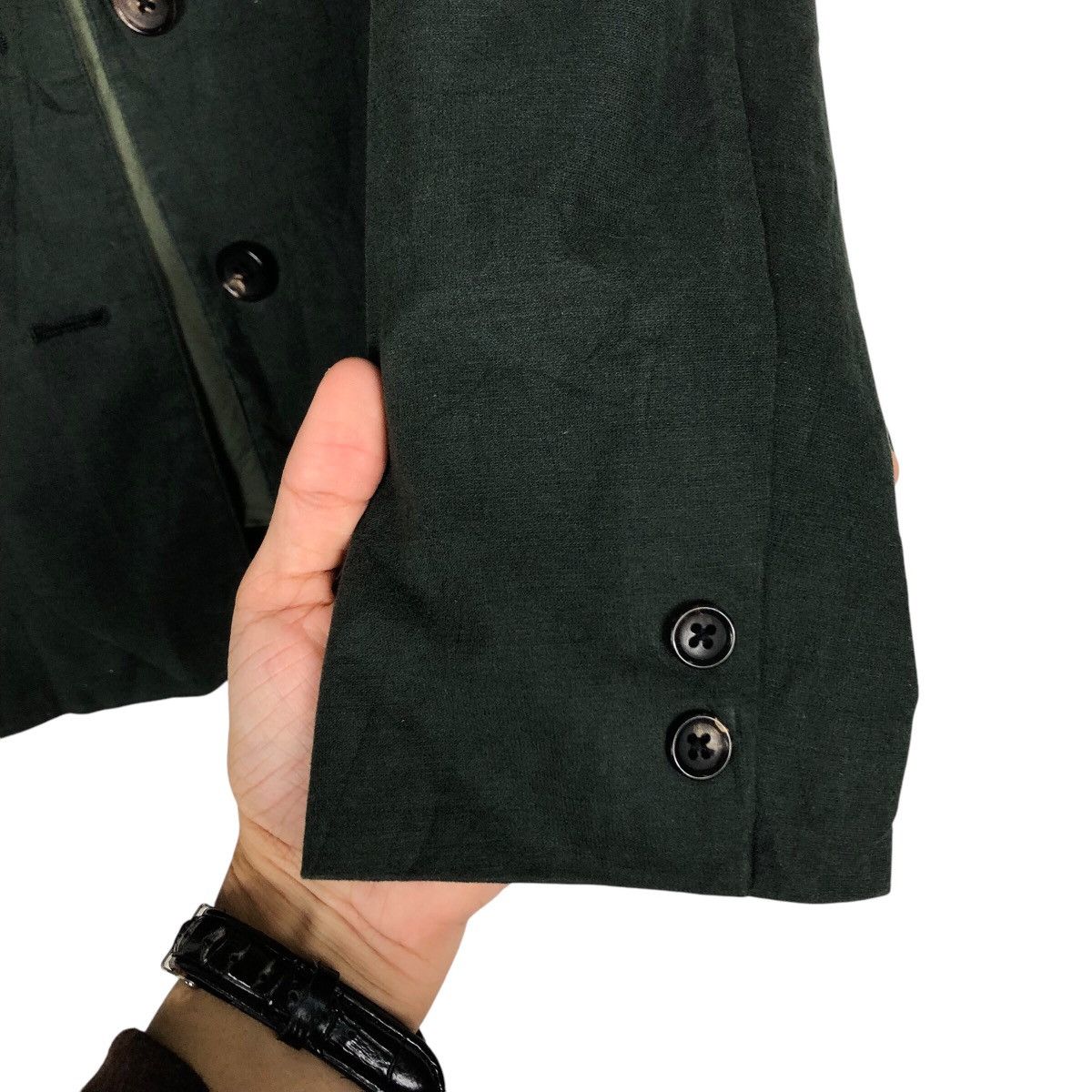 Japanese Brand 📌Vintage Cropped Chore Jacket Button Mademoiselle Non Non Size US M / EU 48-50 / 2 - 16 Thumbnail