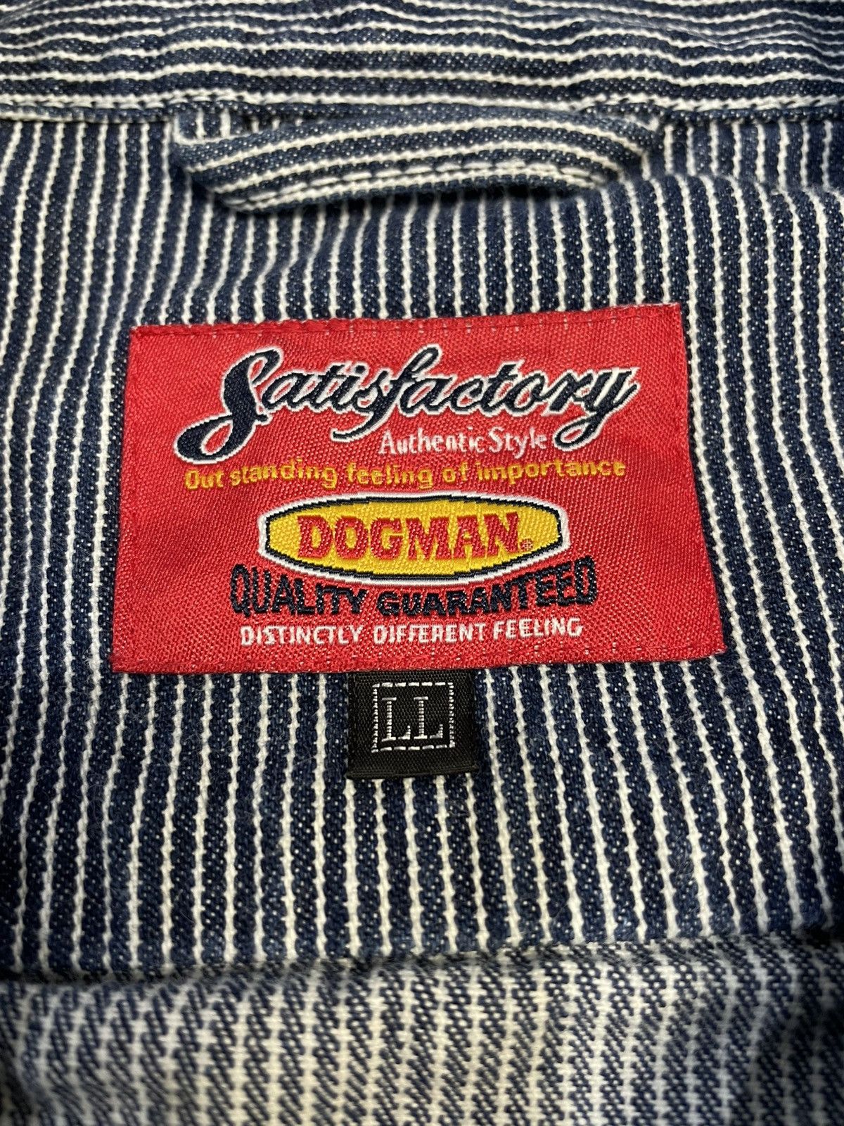 Japanese Brand Vintage Dogman Hickory Jacket Demin Worker Size US L / EU 52-54 / 3 - 7 Thumbnail
