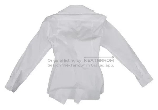 Comme des Garcons Comme Des Garcons White vintage bow-tie lace blouse Size XS / US 0-2 / IT 36-38 - 3 Thumbnail