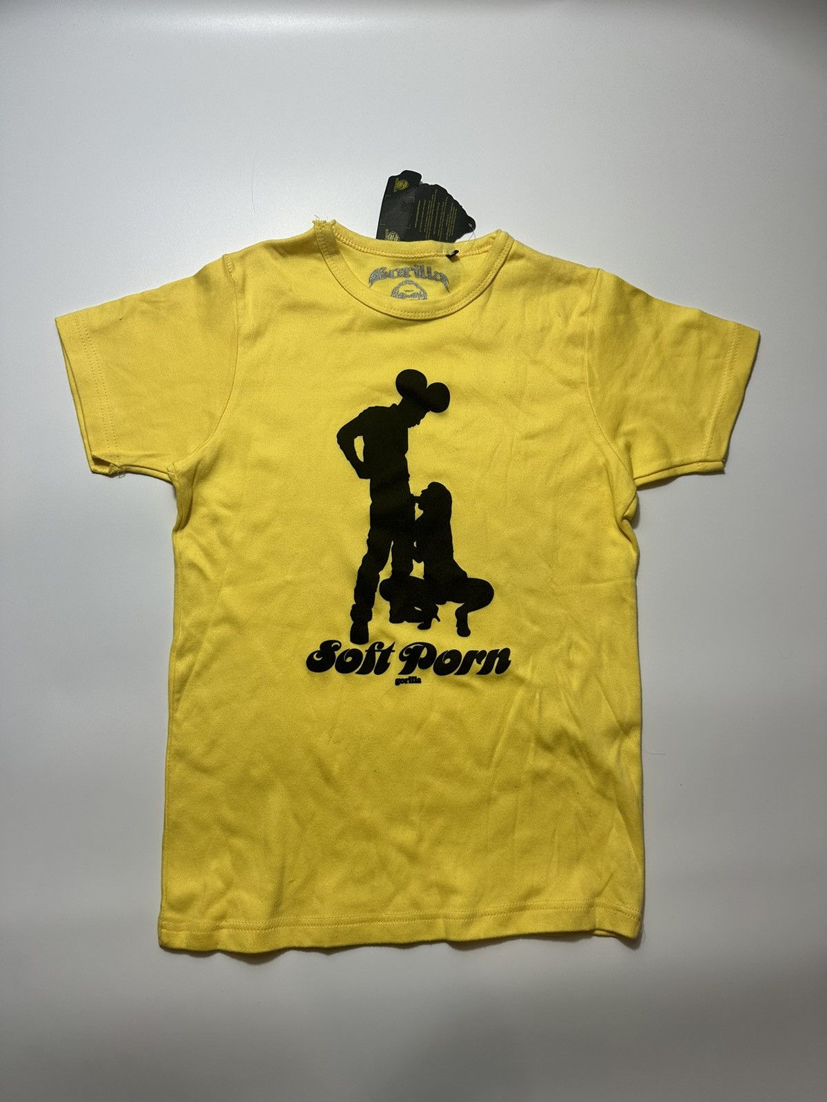 Vintage SoftPorn Vintage Japanese Brand Yellow Tee | Grailed