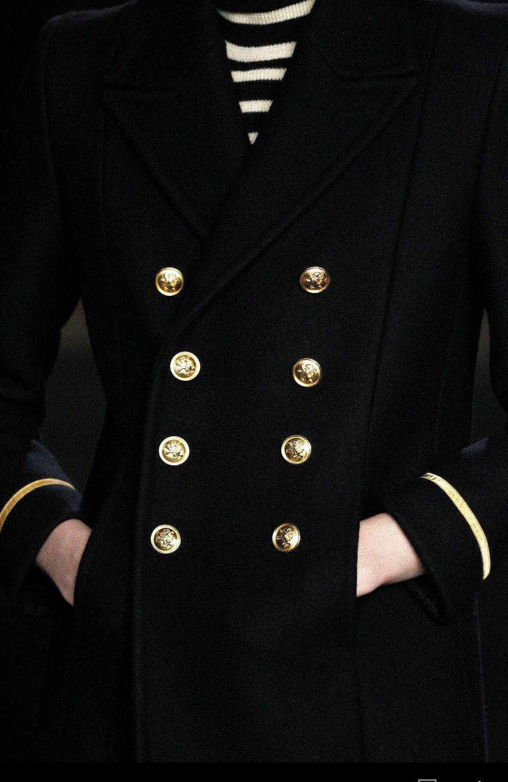 Saint Laurent Paris *RARE* Saint Laurent Paris AW16 Coat by Hedi Slimane Sz. 48 Size US M / EU 48-50 / 2 - 2 Thumbnail