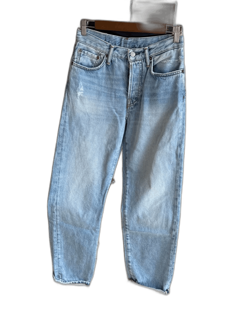 Acne Studios Acne Studios Light Blue Straight Leg Jeans Size US 26 / EU 42 - 1 Thumbnail