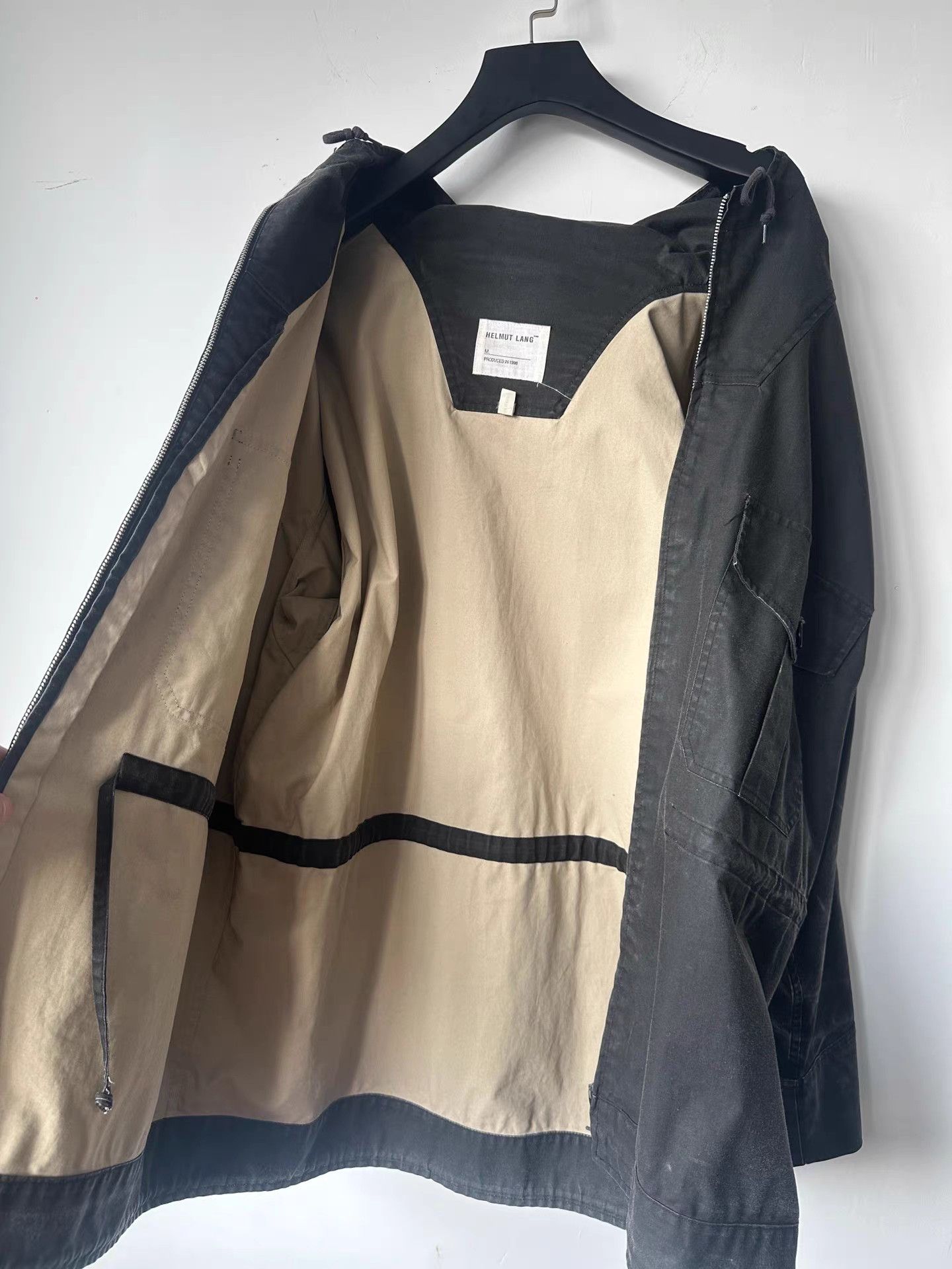 Helmut Lang Helmut Lang 1998 Waxed Coated Parka K7 Size US M / EU 48-50 / 2 - 5 Thumbnail