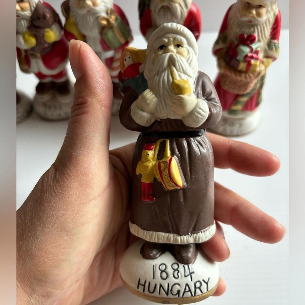 Designer Lot of 7 Vintage Santa Around the World Figurines Size ONE SIZE - 3 Thumbnail