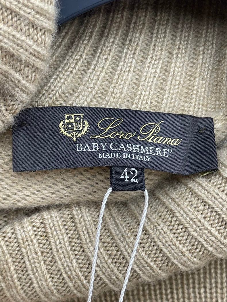 Loro Piana LORO PIANA Mihu color high collar knit cashmere sweater Size XL / US 12-14 / IT 48-50 - 7 Thumbnail