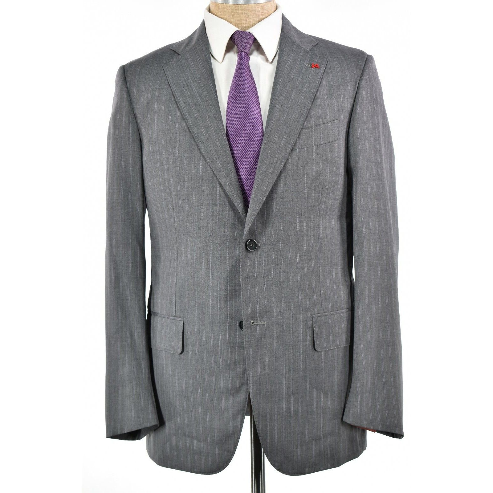 Isaia isaia Suit Size US 40 Regular in Gray Size 40R - 1 Thumbnail