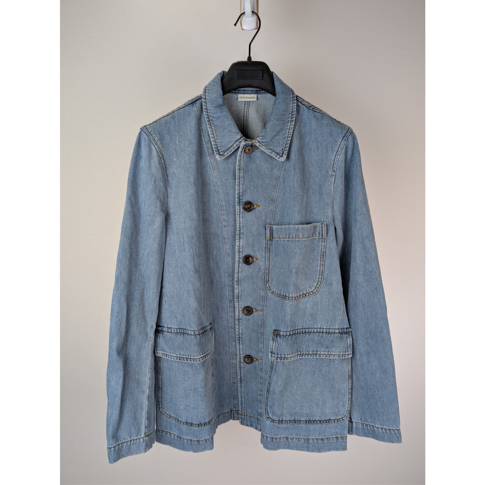 Dries Van Noten o1rshd1 Braxton Denim Jacket in Blue Size US XXL / EU 58 / 5 - 2 Thumbnail