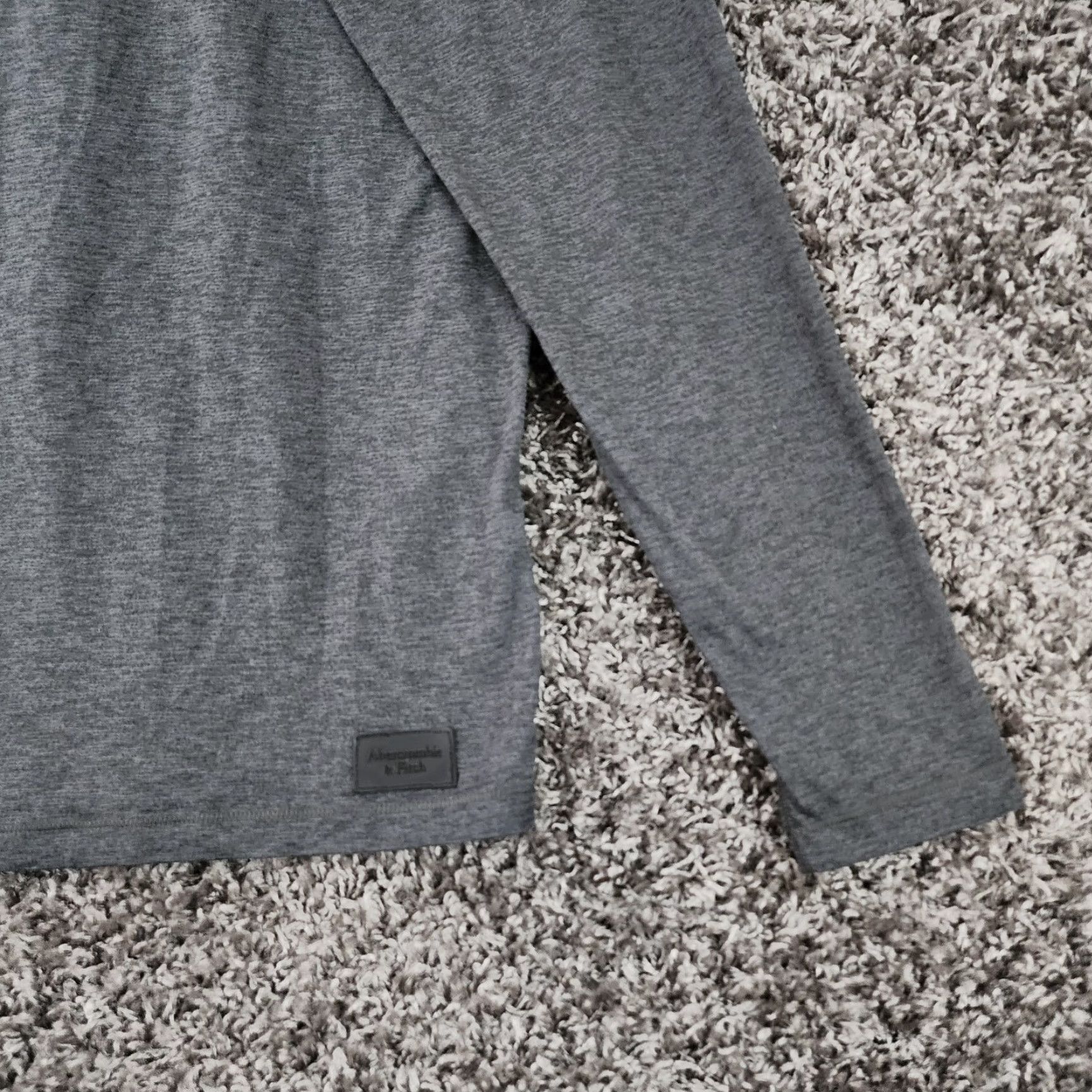 Abercrombie & Fitch VINTAGE? (no) Abercrombie & Fitch Mens Solid Gray Super Soft Stretch Long Sleeve Tee Size M Shirt Adult Medium Gray Mens Size US M / EU 48-50 / 2 - 2 Thumbnail