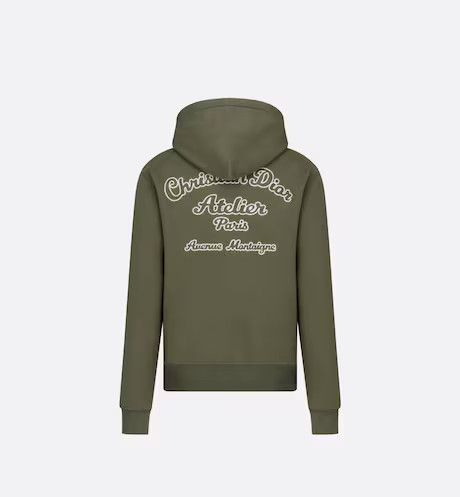 DIOR HOODIE MONOGRAM CD LOGO ZIP FULL 293J698A0531_C680