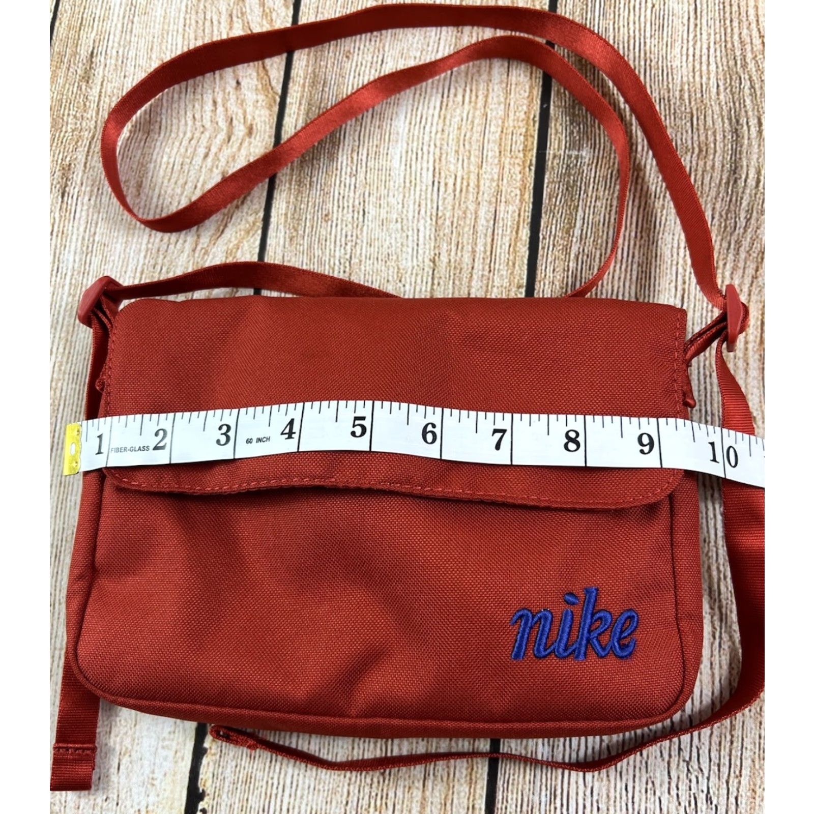 Nike Nike Crossbody Bag Small Orange Blue Purse Women's Orange Exterior Polyester Canvas 2 spots back Crossbody N/A Size ONE SIZE - 3 Thumbnail