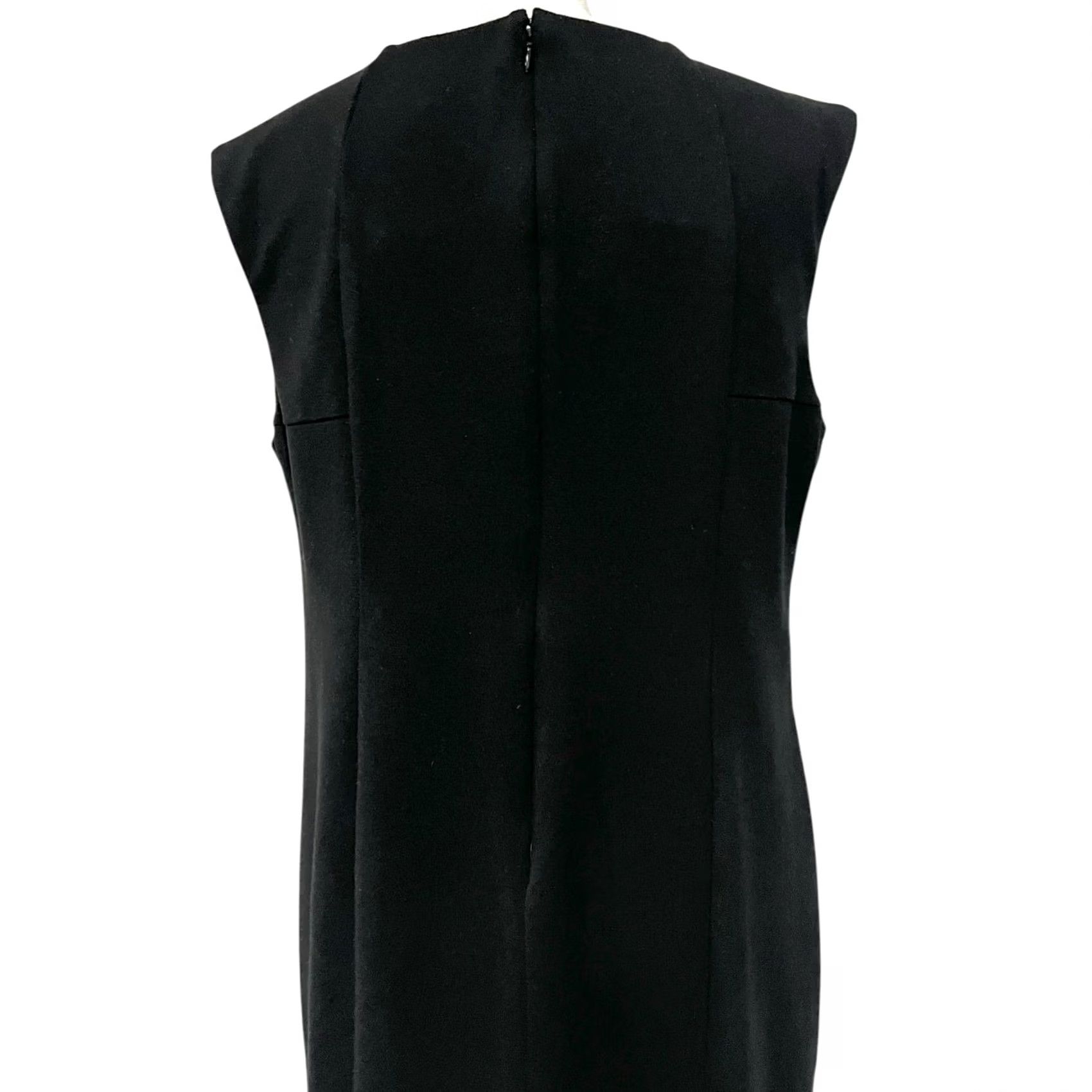 Vintage Chico’s So Slimming Jackie Sheath Dress Black Size 12 Classic Hidden Shaping Knee Length Womens Slimming Dress Size XL / US 12-14 / IT 48-50 - 7 Thumbnail