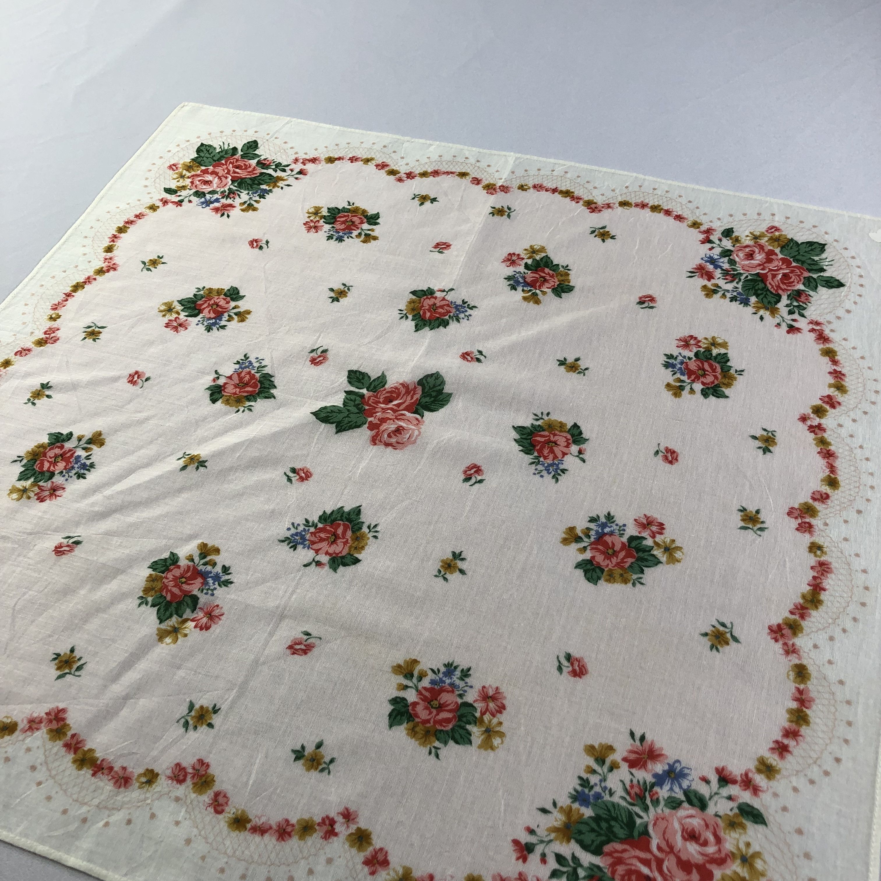 Mario Valentino × Vintage Mario Valentino Handkerchief Neckerchief Bandana H2049 Size ONE SIZE - 3 Thumbnail