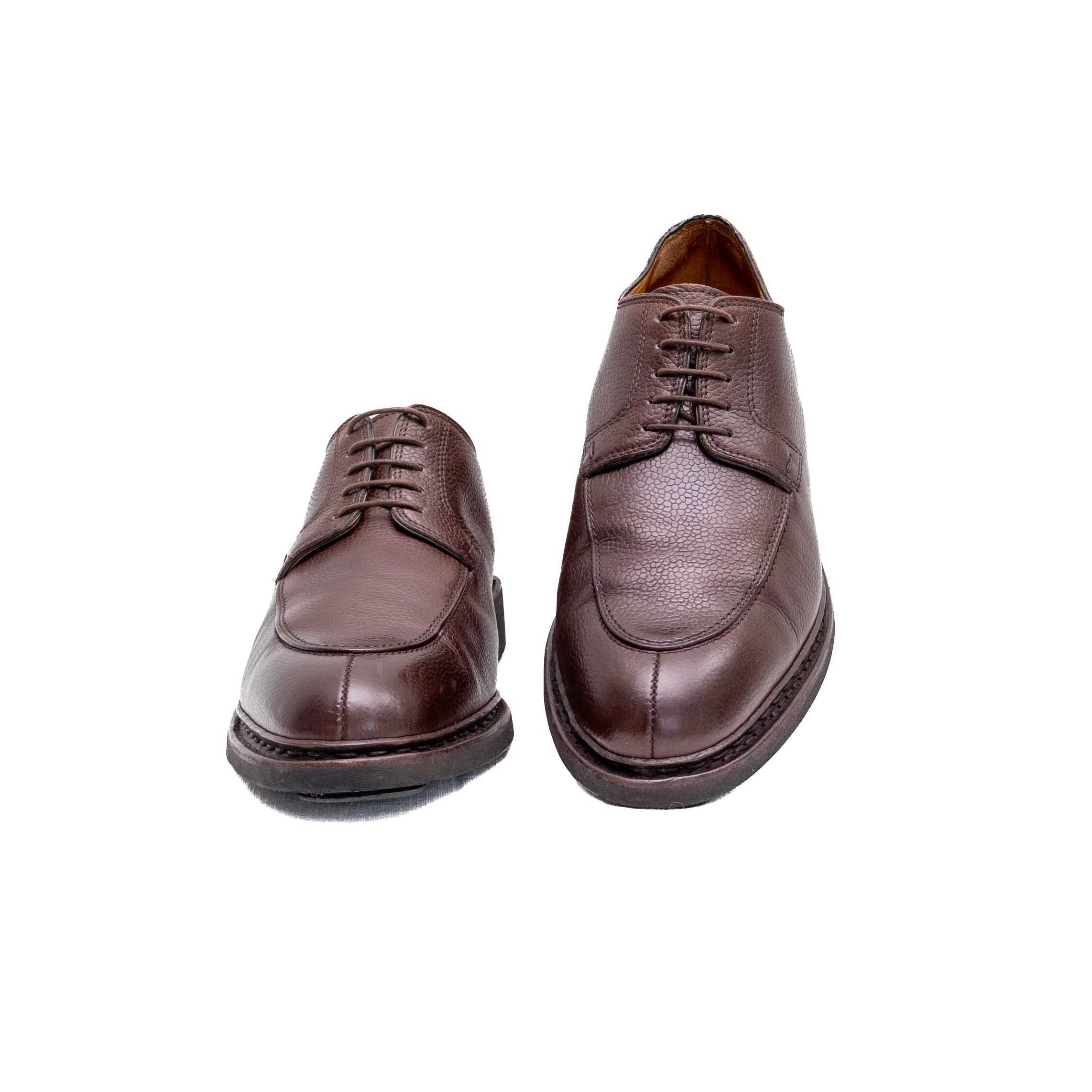 Paraboot Paraboot Rousseau Split Toe Lace Up Brown Grain Leather Size US 8.5 / EU 41-42 - 4 Thumbnail