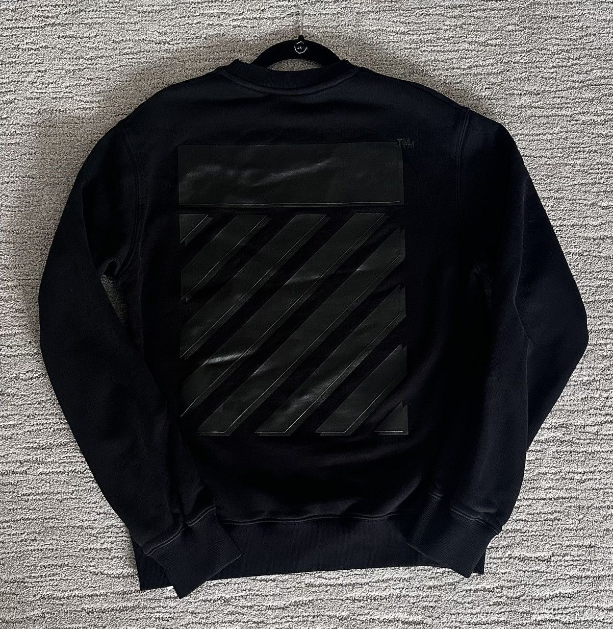 Off-White Off White Diagonal Tab Crew-Neck Sweatshirt - US Mens Small Size US S / EU 44-46 / 1 - 3 Thumbnail