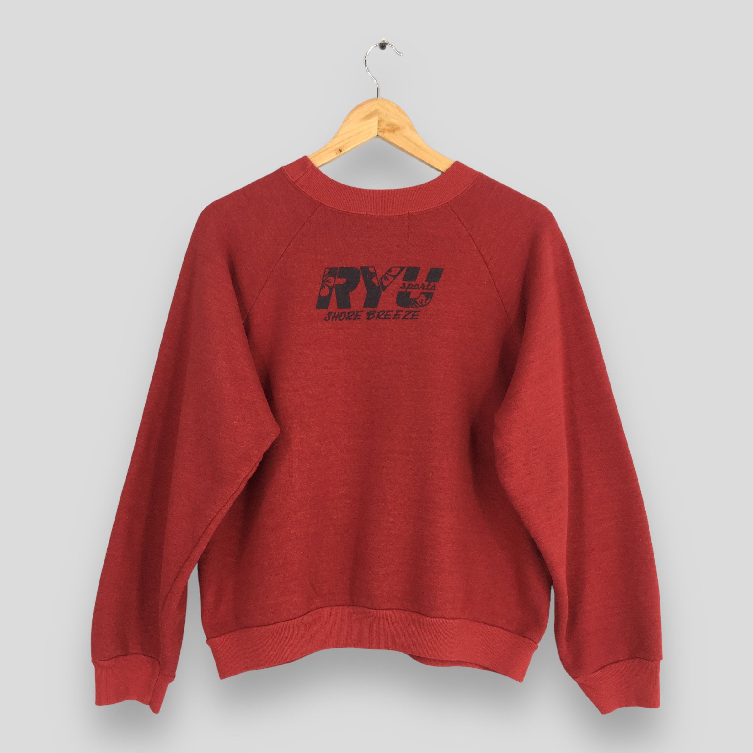 Japanese Brand Vintage Ryu Sports Hibiscus Flower Surf Sweatshirt Small Size US S / EU 44-46 / 1 - 7 Thumbnail