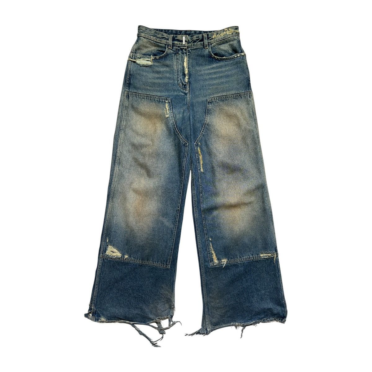 Givenchy $2,000 wide leg oversized carpenter denim Size US 31 - 1 Thumbnail
