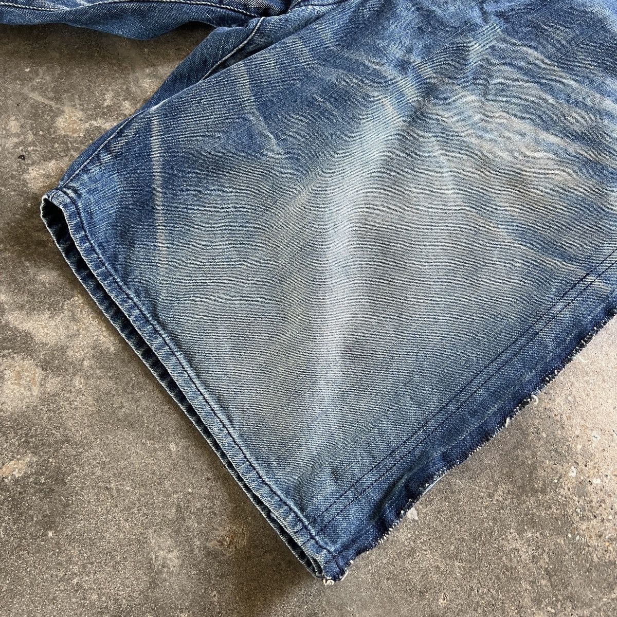 Nozomi Ishiguro NOZOMI ISHIGURO Oversized Denim Shorts Size US 40 / EU 56 - 4 Thumbnail