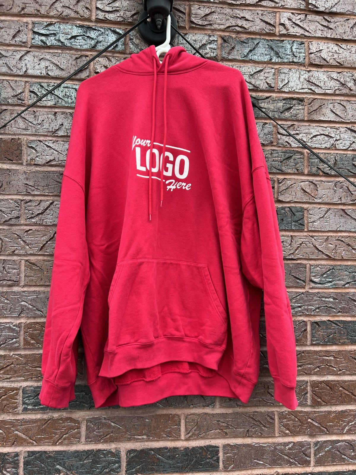 Balenciaga Your Logo Here Oversized Hoodie