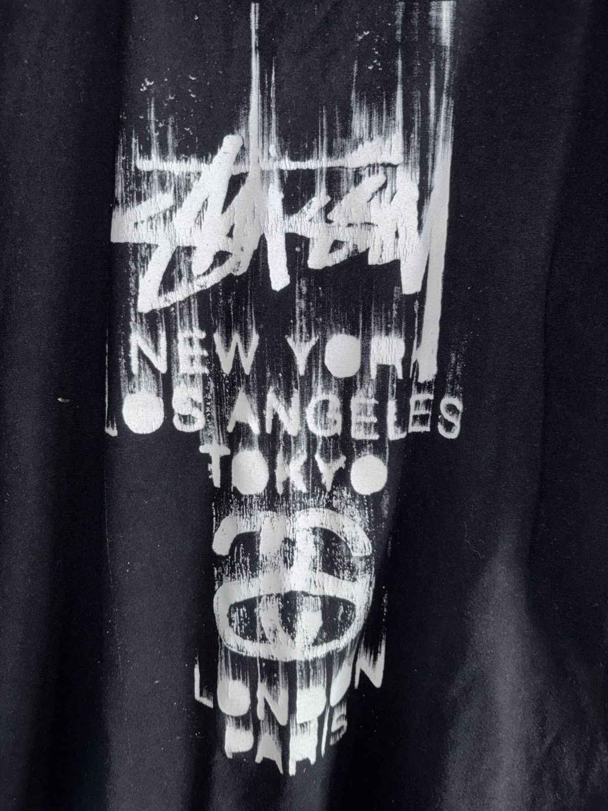Stussy Stüssy Smudged World Tour Tee Size US L / EU 52-54 / 3 - 3 Thumbnail