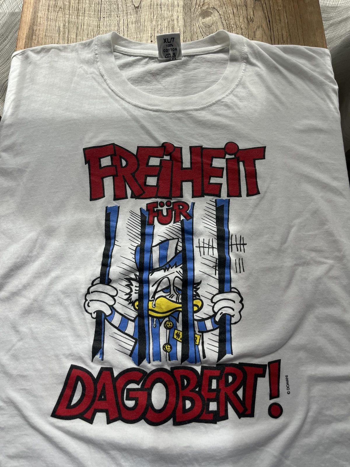 Vintage Vintage FREIHEIT FUR DAGOERT ! 90’s by Domani T-shirt Size US XL / EU 56 / 4 - 3 Thumbnail