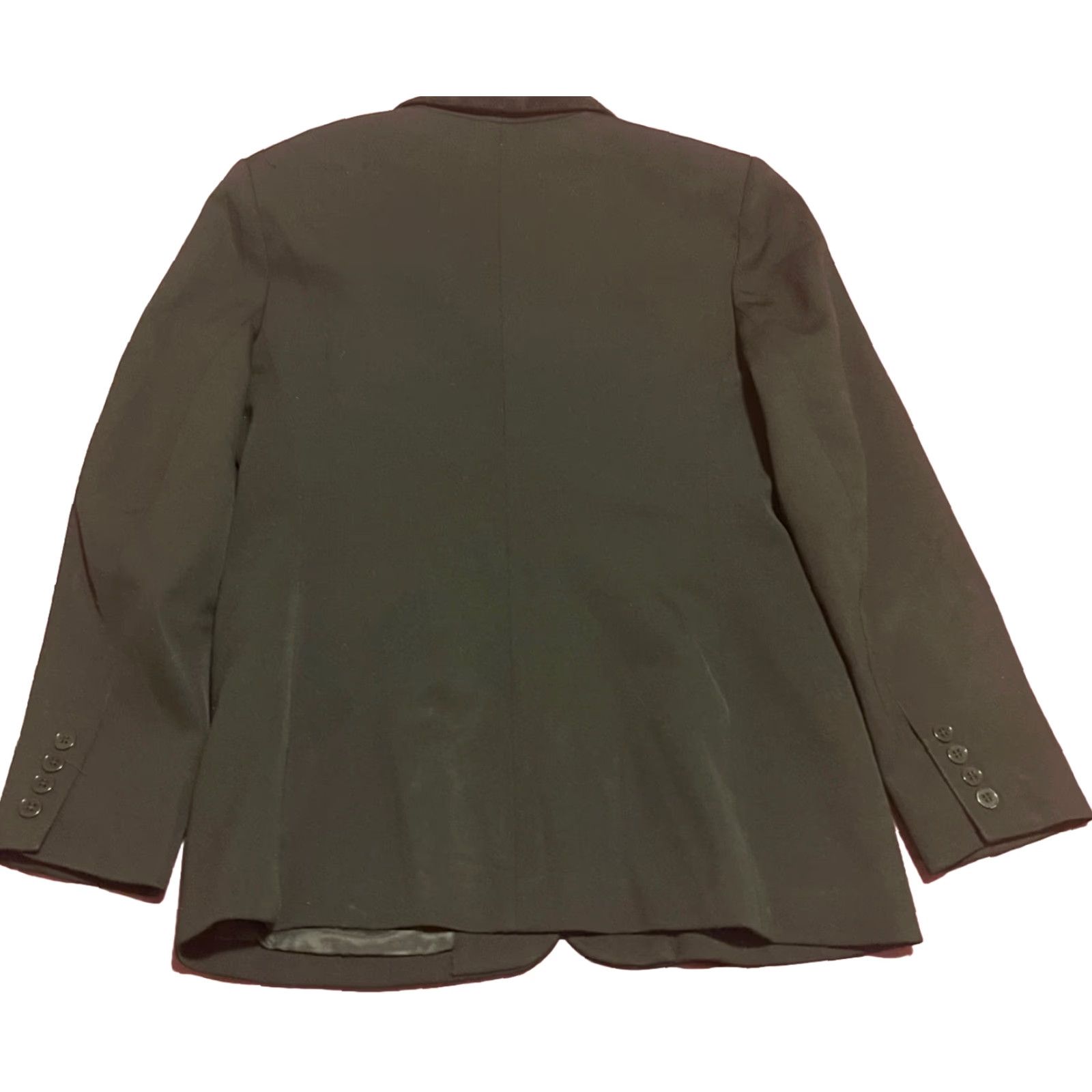 Ralph Lauren Lauren Ralph Lauren Blazer Wool Blend 4-Button Front Mid-Length Herringbone Black Petite 10P Women Size L / US 10 / IT 46 - 7 Thumbnail