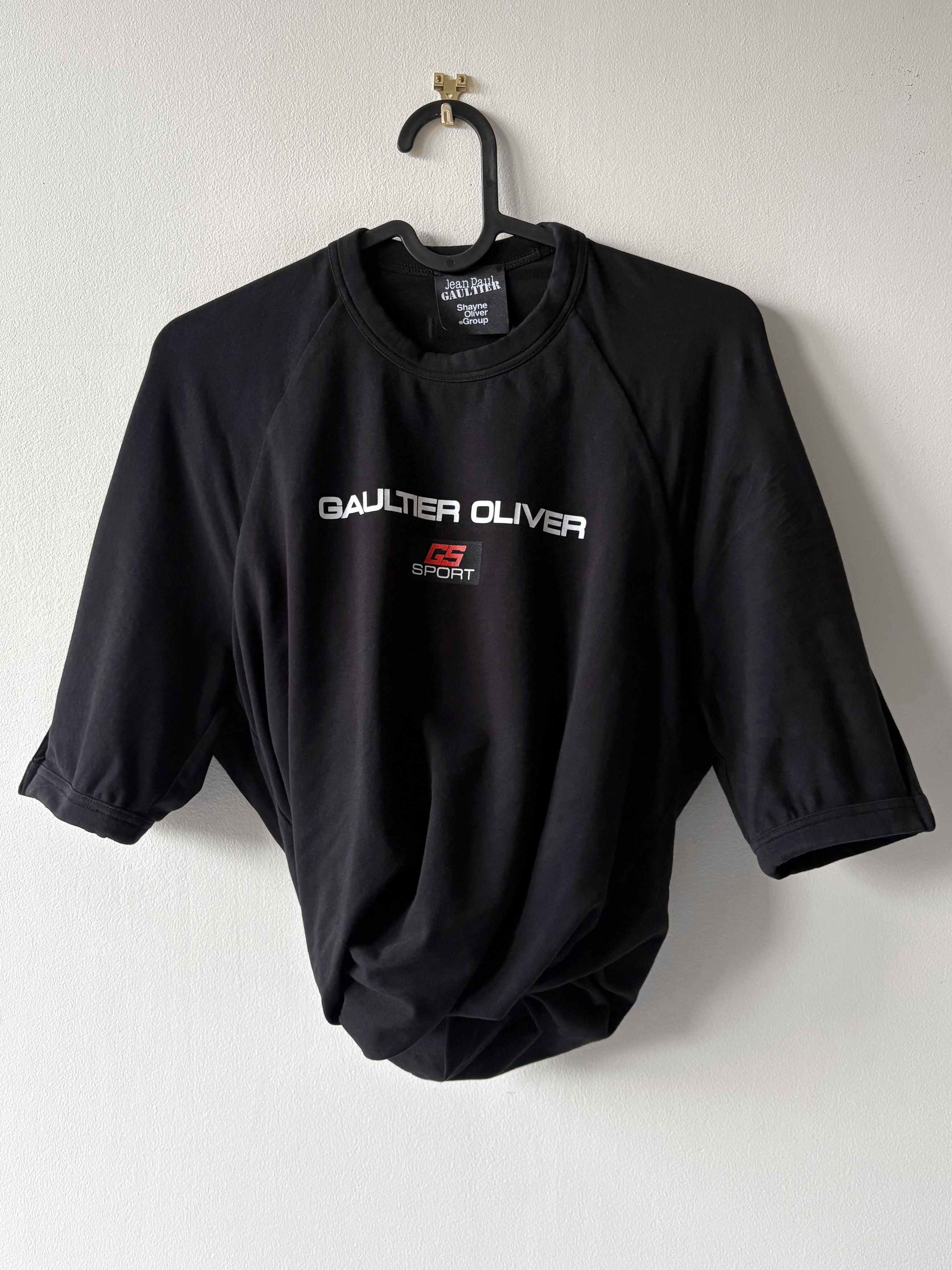 Jean Paul Gaultier Jean Paul Gaultier x Shayne Oliver cropped twisted tshirt Size US L / EU 52-54 / 3 - 1 Thumbnail