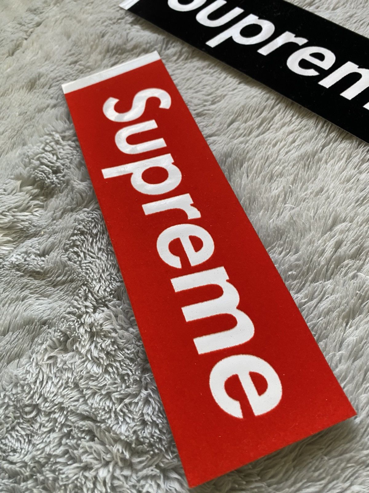 Supreme Supreme box logo sticker felt set of 2 authentic Size ONE SIZE - 4 Thumbnail