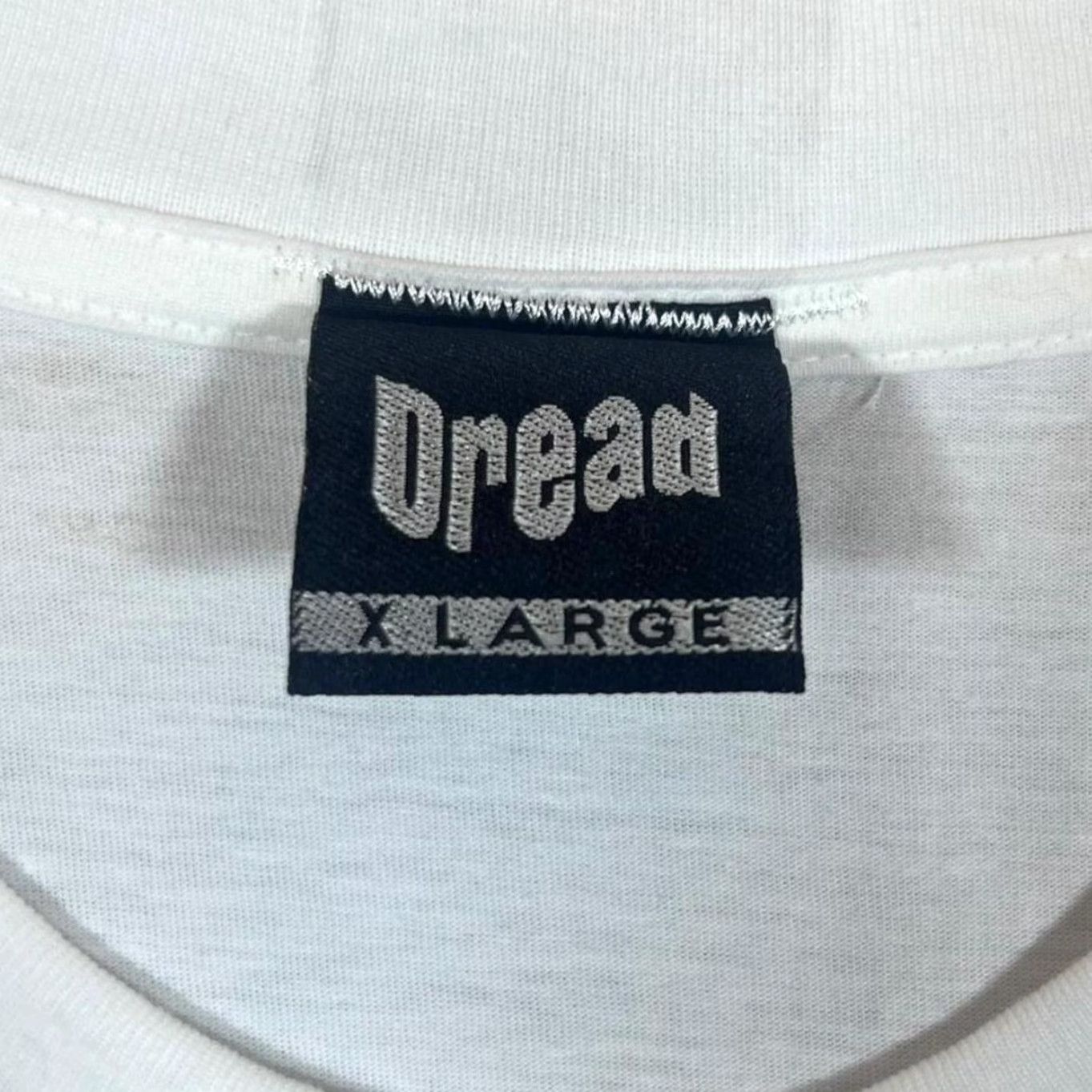 Vintage VINTAGE Dread Racing Steve Plater Motorsports Moto GP Superbike T-Shirt XL Shirt Mens White Graphic Print Front Back Lenovo? Size US XL / EU 56 / 4 - 3 Thumbnail