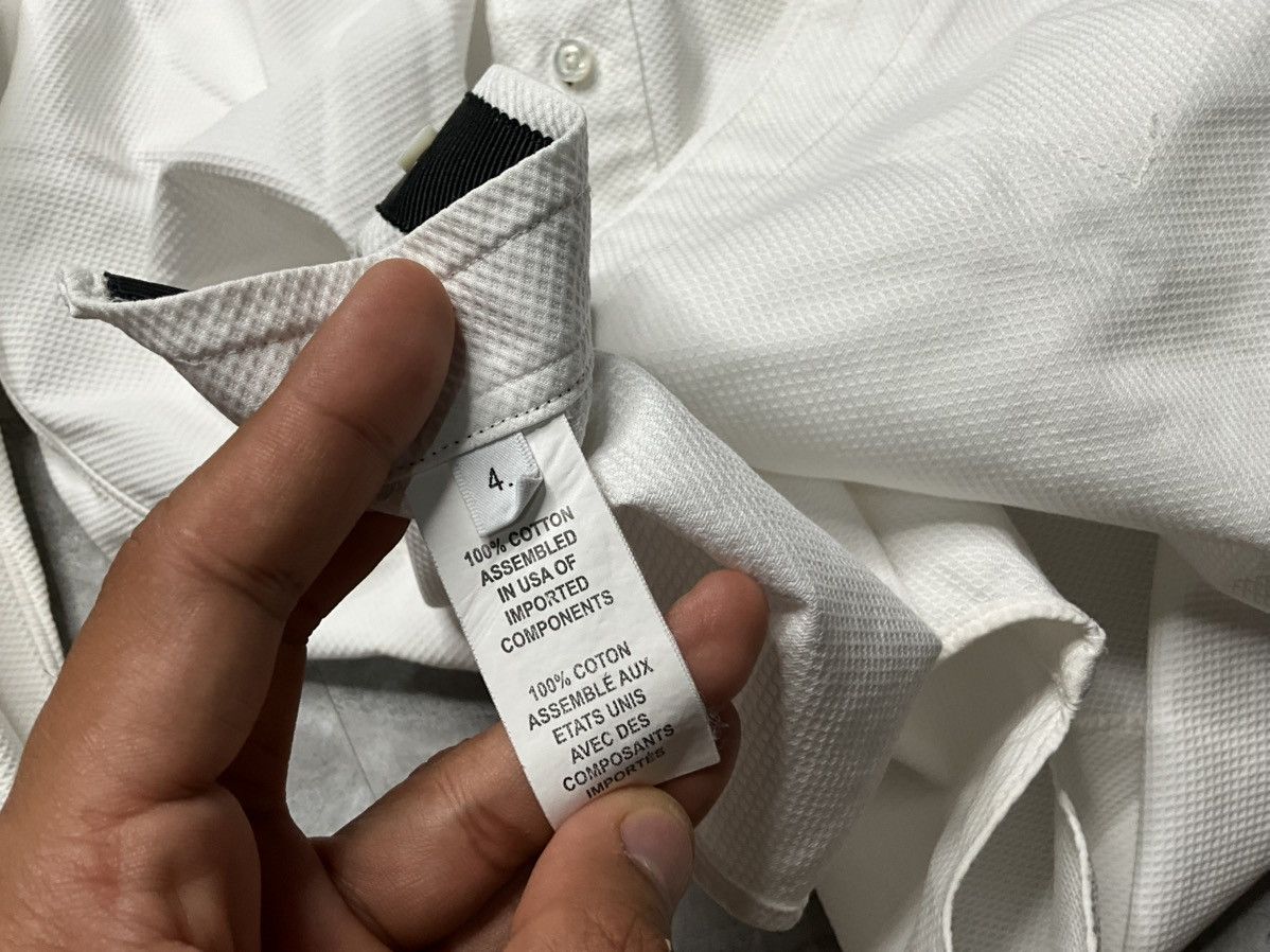 Thom Browne OG Thom Browne Grossgrain Placket textured cotton Shirt Size US XL / EU 56 / 4 - 9 Thumbnail