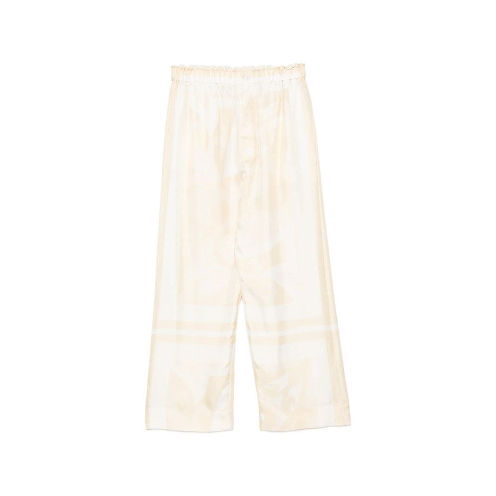 Carven Carven NEUTRALS Trousers - Palazzo Pants Size 27" / US 4 / IT 40 - 1 Thumbnail