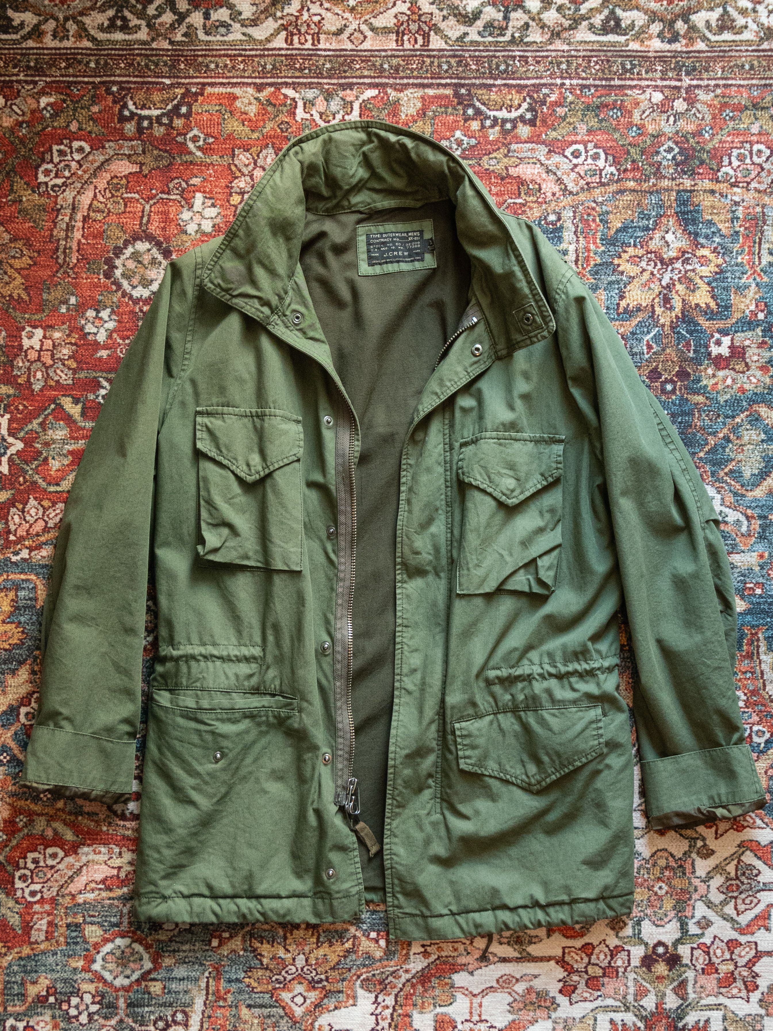 image of J Crew M65 Field Coat in Olive, Men's (Size XS)