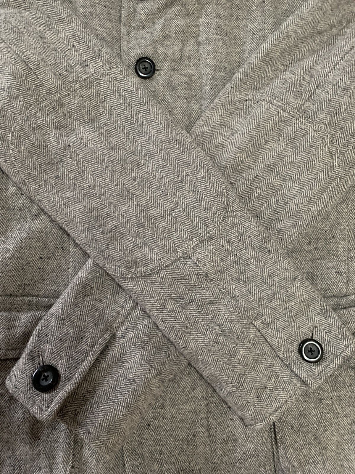 Beams Plus Japanese Beams Heart Wool Blend Herringbone Pattern Jacket Size US S / EU 44-46 / 1 - 10 Thumbnail