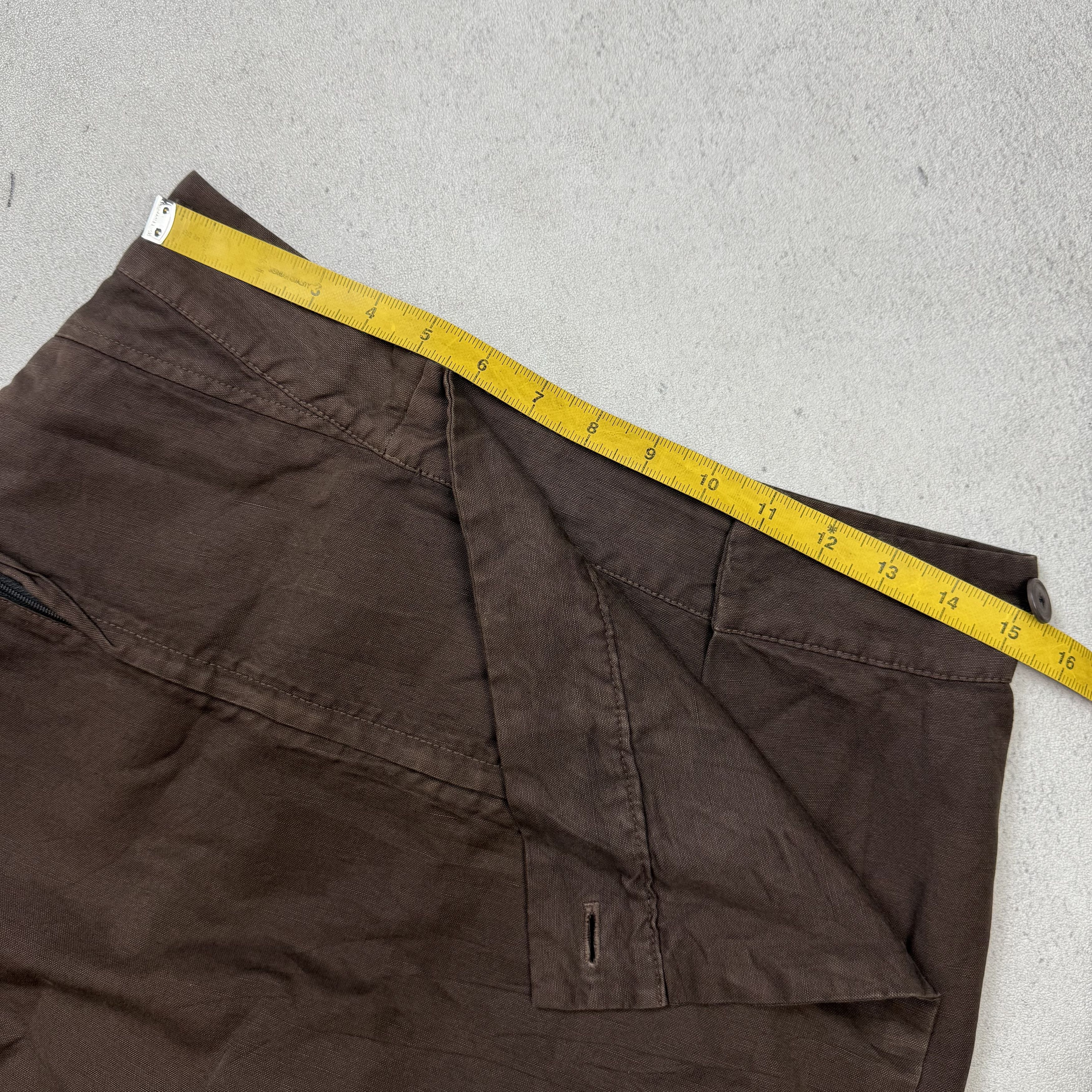 Issey Miyake Vintage Plantation Issey Miyake Cargo Utility Skirts Size 30" / US 8 / IT 44 - 10 Thumbnail