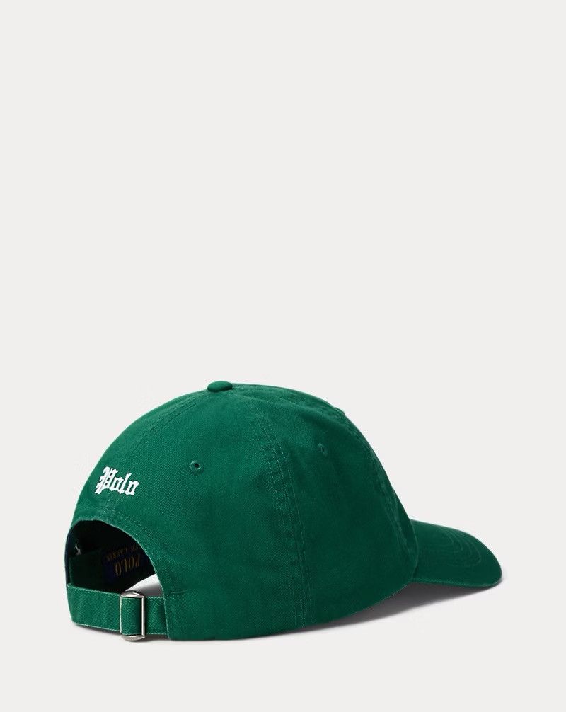 Polo Ralph Lauren Polo Ralph Lauren RL Embroidered Twill Ball Cap Green Size ONE SIZE - 2 Thumbnail