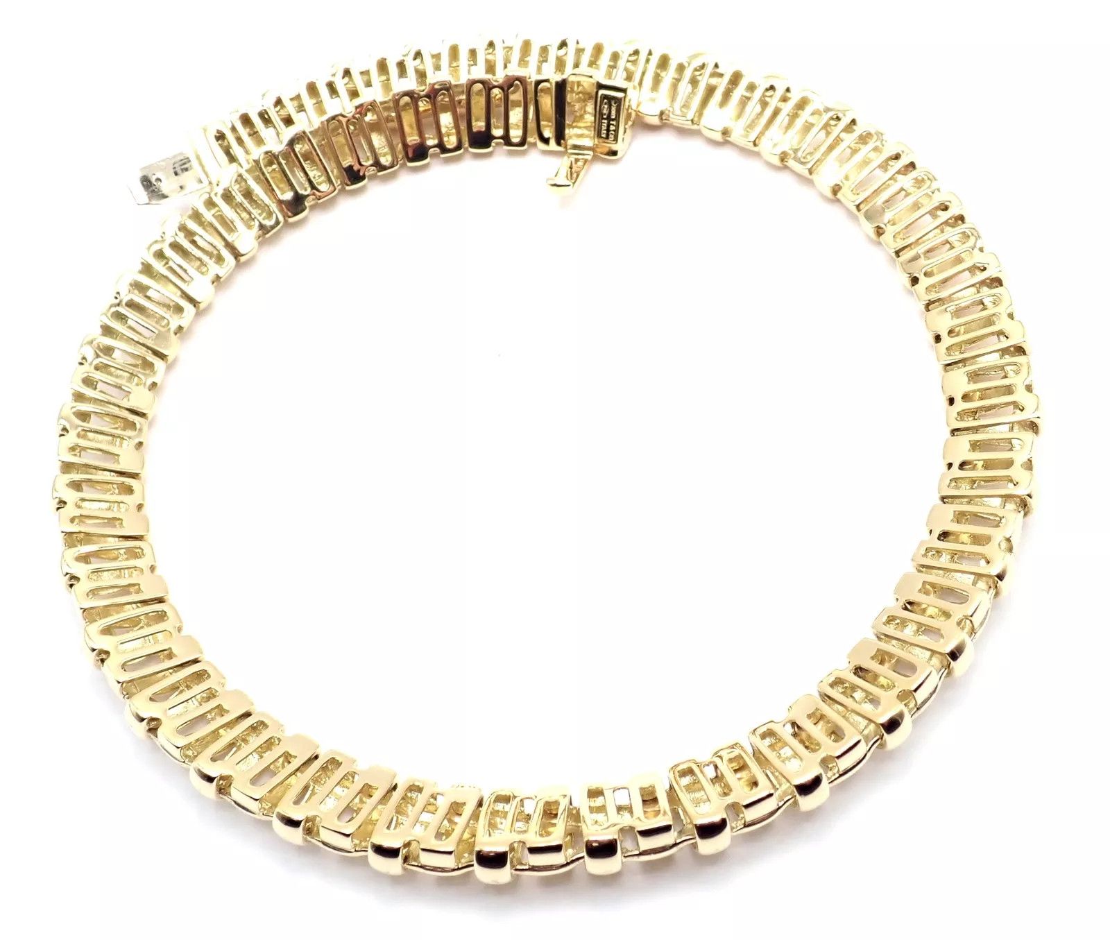 Tiffany & Co. iffany & Co Vannerie 18k Yellow Gold Basket Weave Necklace Size ONE SIZE - 9 Thumbnail