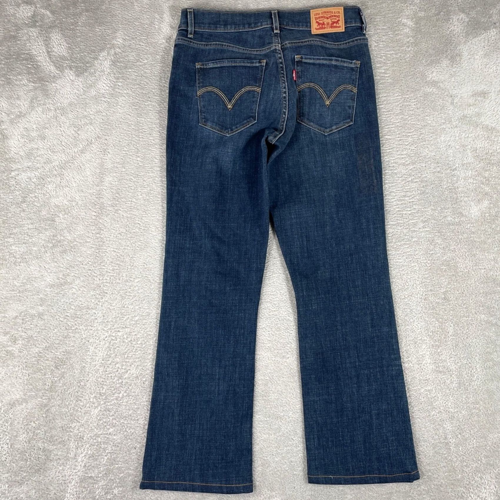 Levi's Levis Jeans Womens 4 28x28 Bootcut Dark Wash Denim Y2K Cowgirl Rodeo Size 27" / US 4 / IT 40 - 2 Thumbnail