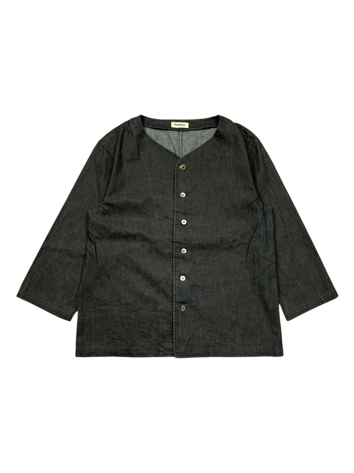 Issey Miyake 90s plantation by isseymiyake denim shirt Size US M / EU 48-50 / 2 - 1 Thumbnail