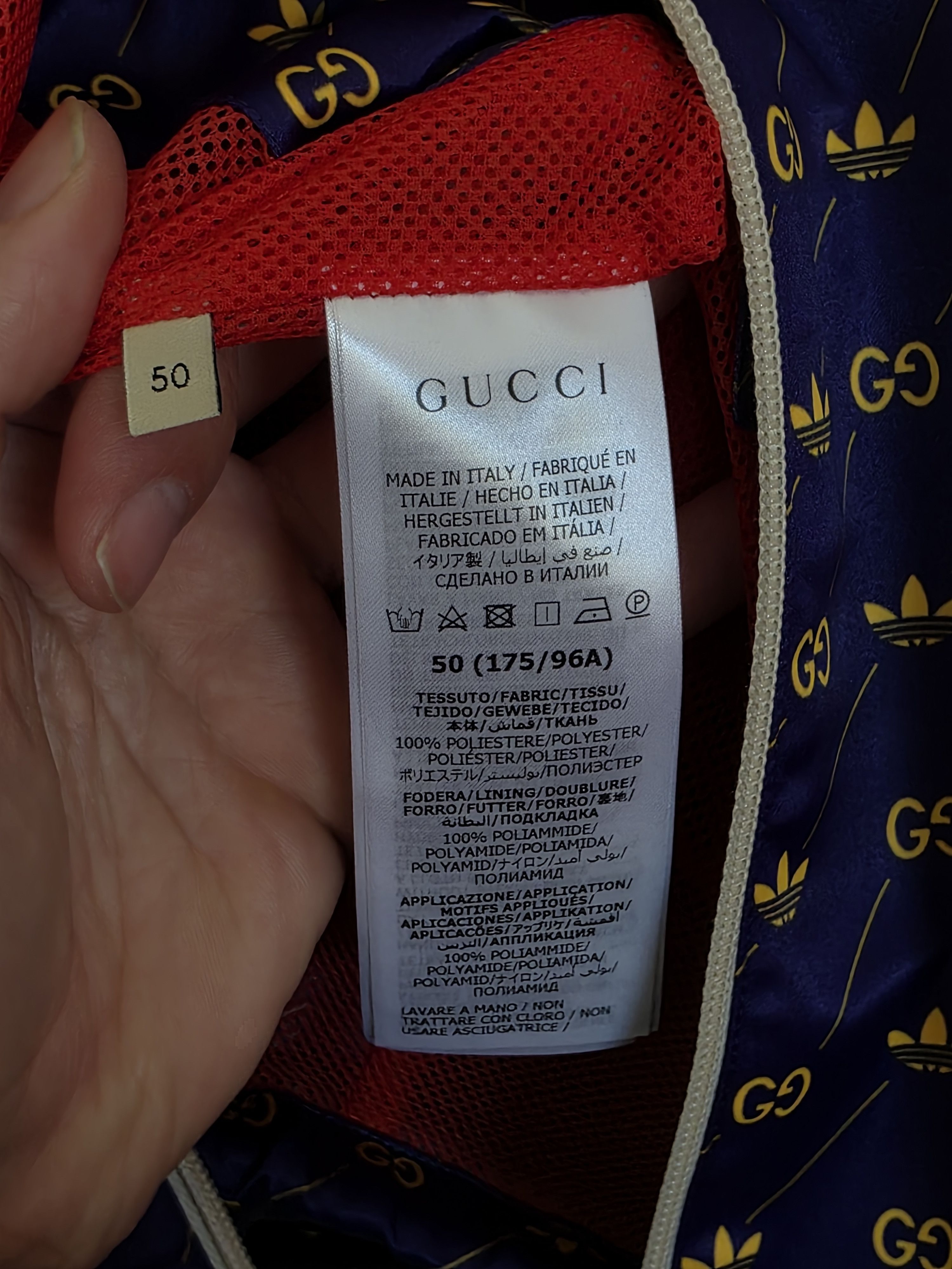 Adidas × Gucci Trefoil print jacket Size US M / EU 48-50 / 2 - 8 Thumbnail