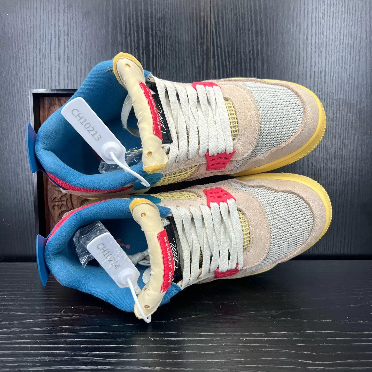 Nike Union x AJ4 Pink Size 42 Worn Stars Intact Size US 8.5 / EU 41-42 - 5 Thumbnail