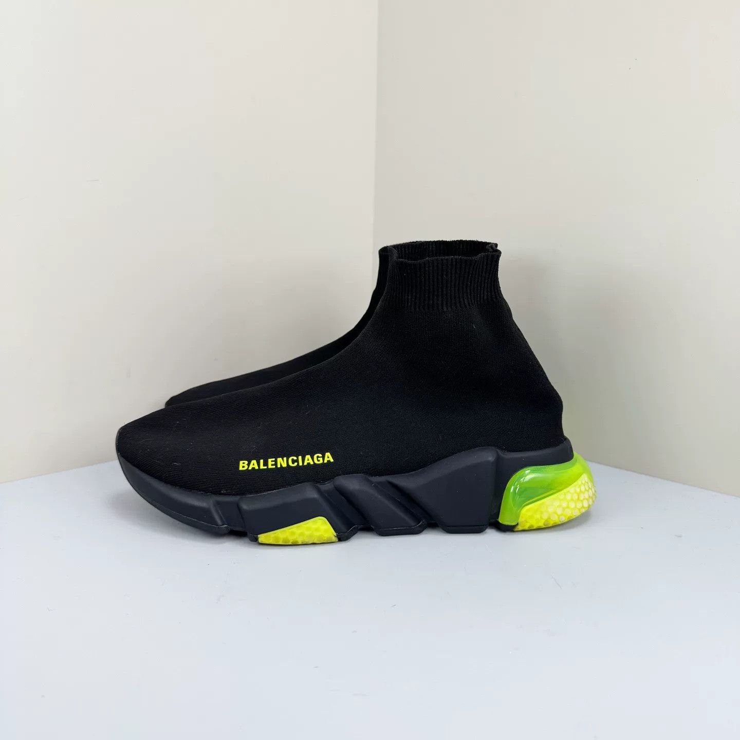 Balenciaga balenciaga black and green sock sneakers Size US 7.5 / EU 40-41 - 1 Thumbnail
