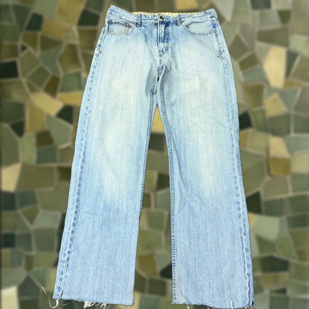 Vintage VINTAGE UNIONBAY Jeans Mens 34x34 Denim Straight Fit Baggy 90s Grunge Casual Blue Size US 34 / EU 50 - 1 Thumbnail