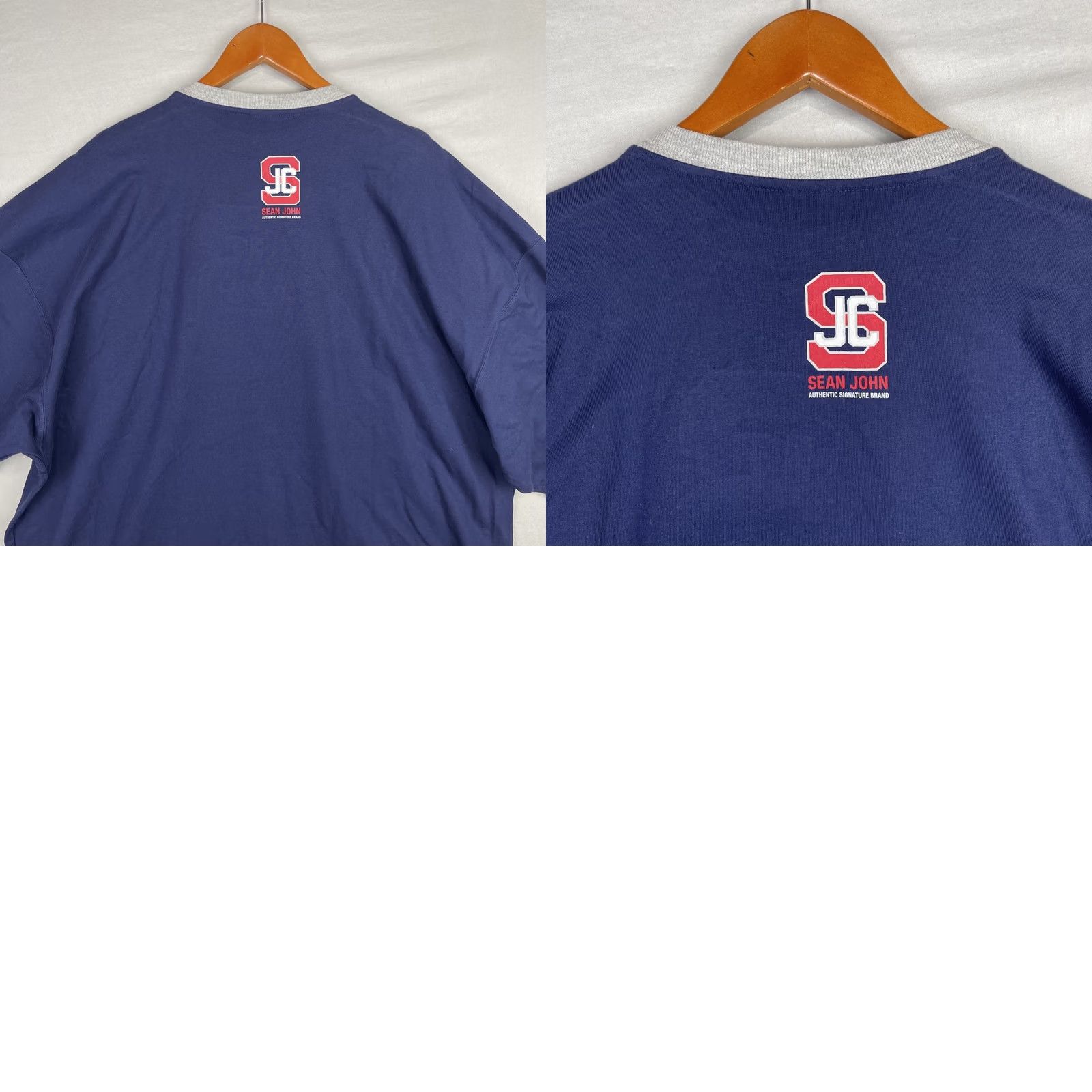 Sean John VINTAGE Sean John Shirt Mens 3XL Navy Blue Rag Hip Hop Streetwear Tee Y2K Shirt Mens Blue Graphic Print Crew Neck Short Sleeve Logo 2000s Mens Size US XXL / EU 58 / 5 - 9 Thumbnail