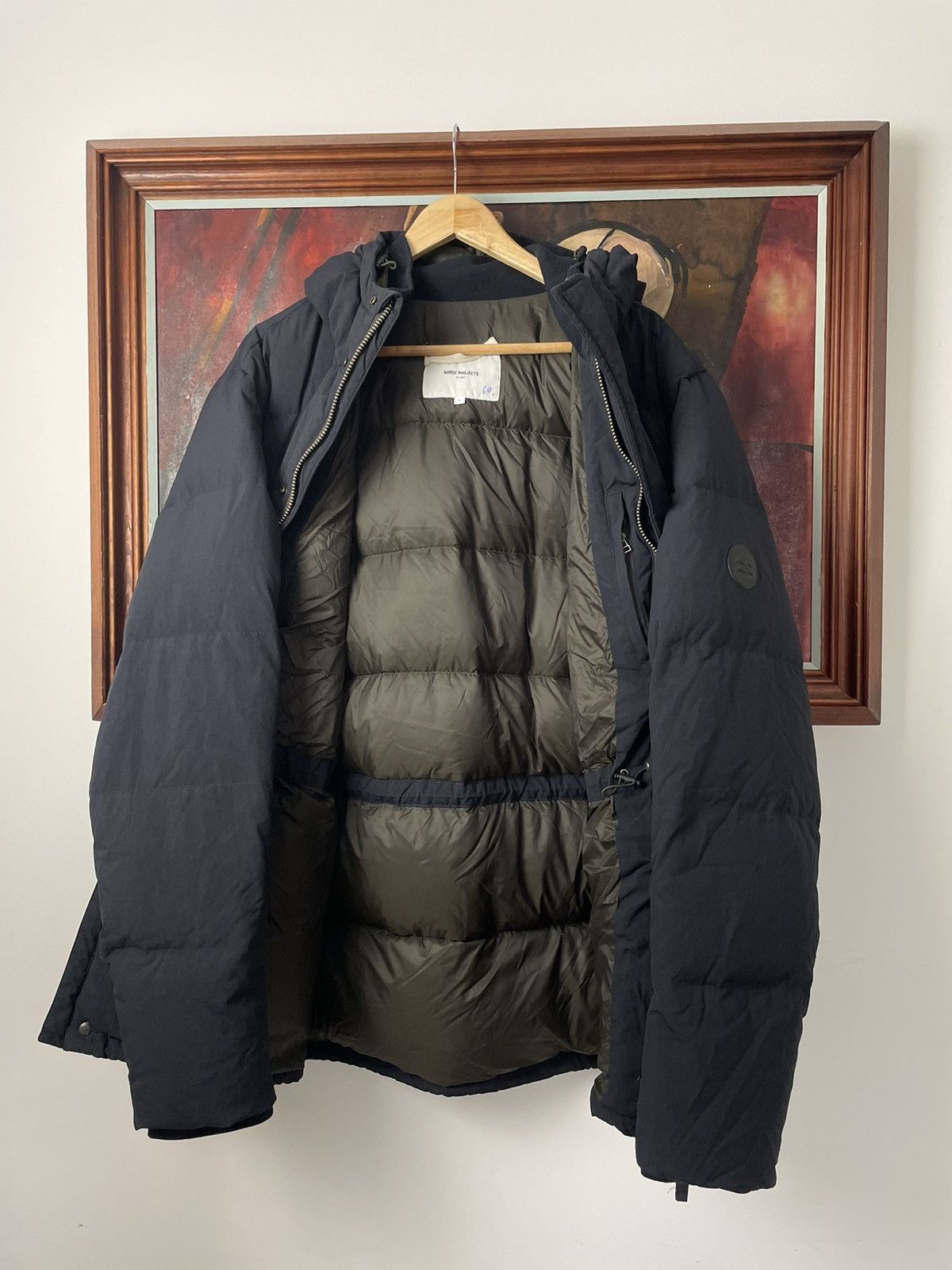 Norse Projects Norse Projects Willum Dry Nylon Down Puffer Jacket Navy Rare Size US L / EU 52-54 / 3 - 3 Thumbnail