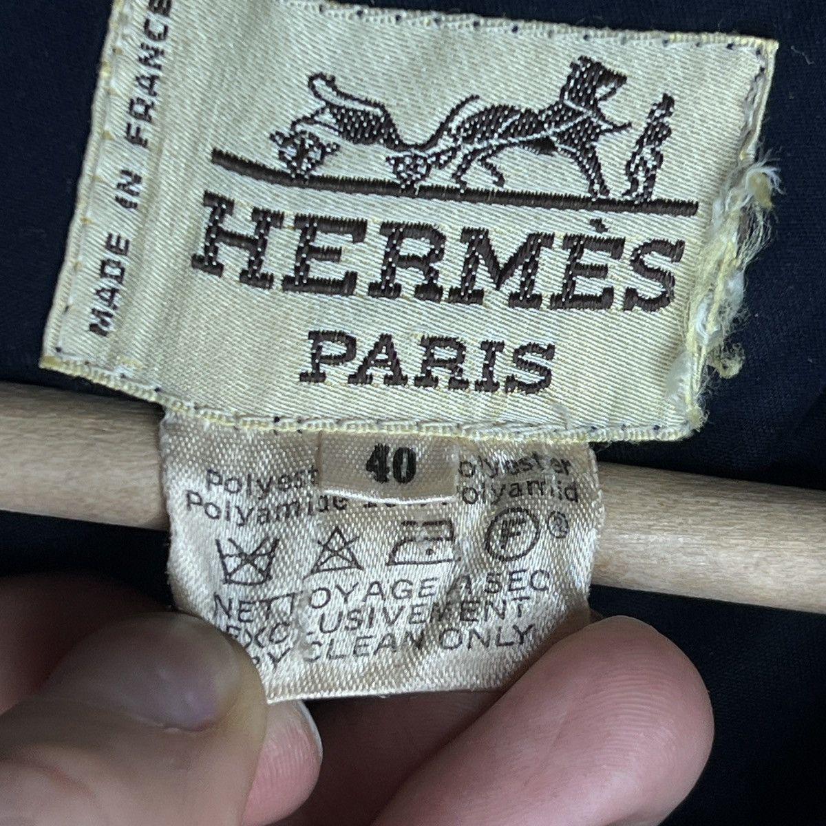 Hermes Women's Hermes Paris Quilted Jacket Coat Dark Navy Size 40 Size M / US 6-8 / IT 42-44 - 7 Thumbnail