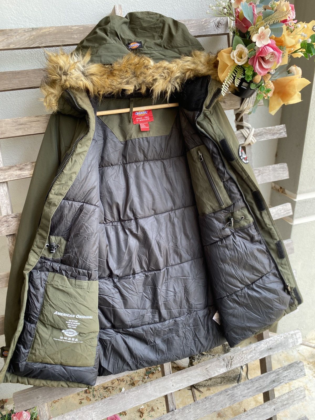 Dickies 🔥 Sunfaded 🔥 Dickies Puffer Parkas Hoodie Jacket Size US M / EU 48-50 / 2 - 8 Thumbnail