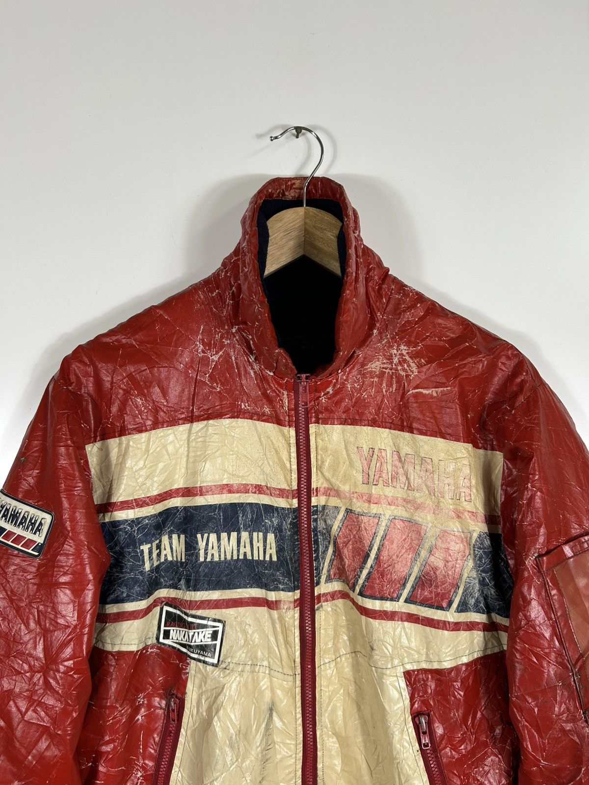 Vintage × Yamaha ⚡️Vintage Team Yamaha Motorsport Distressed Bomber Jacket Size US M / EU 48-50 / 2 - 4 Thumbnail