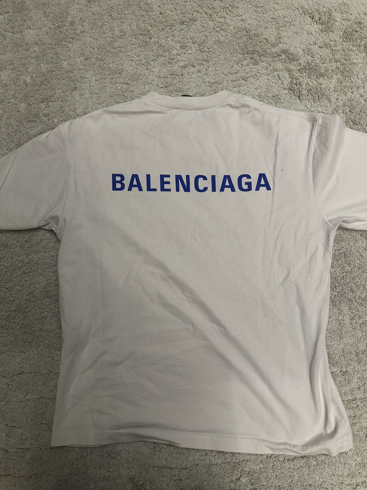Balenciaga Balenciaga XS Creme/Blue T Size US XS / EU 42 / 0 - 4 Thumbnail