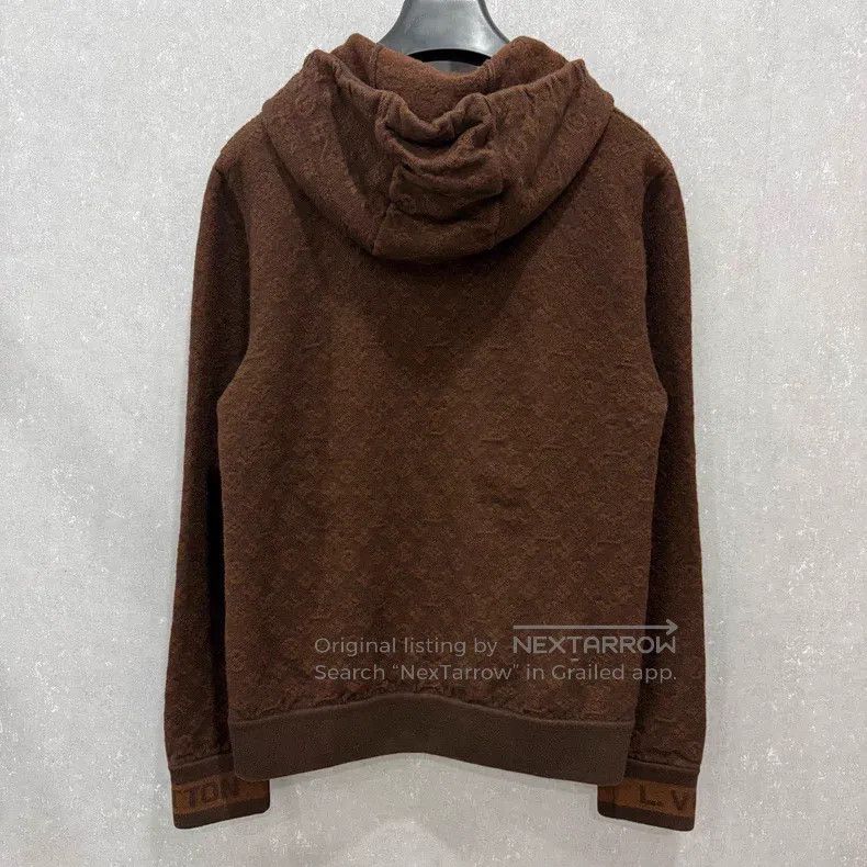 Louis Vuitton Louis Vuitton Full-print drawstring hooded long-sleeve pul Size US L / EU 52-54 / 3 - 2 Thumbnail