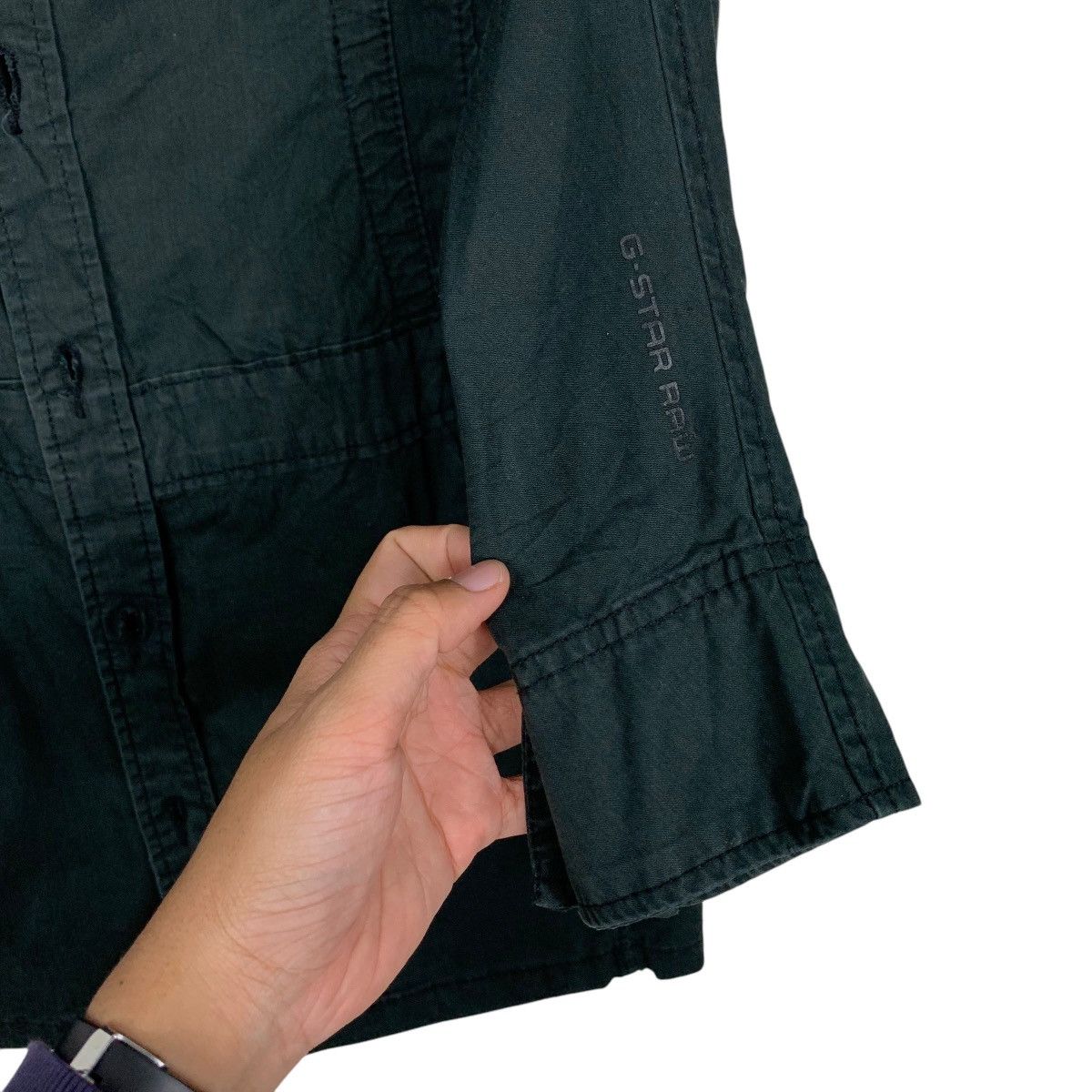 G-Star G-STAR RAW Buttoned Cotton Overcoat Jacket #2778-C125 Size S / US 4 / IT 40 - 9 Thumbnail